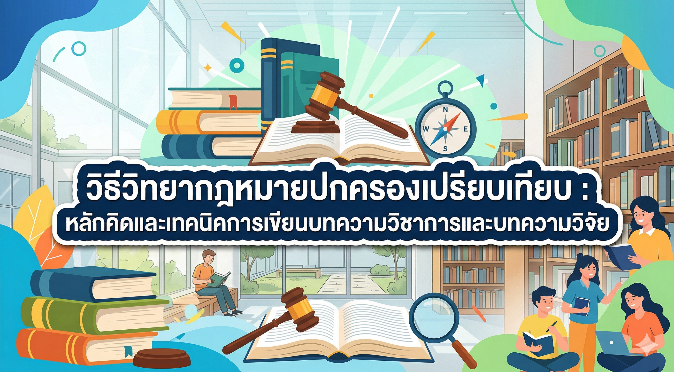 วิธีวิทยากฎหมายปกครองเปรียบเทียบ : หลักคิดและเทคนิคการเขียนบทความวิชาการและบทความวิจัย OAC290